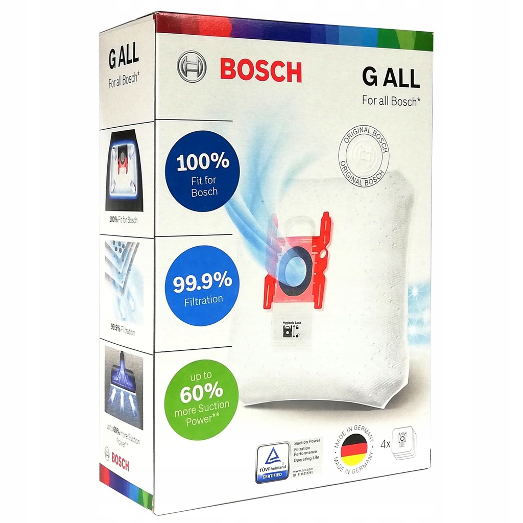 Oryginalne worki do odkurzacza BOSCH GL-20 - 10721085149 - oficjalne ...