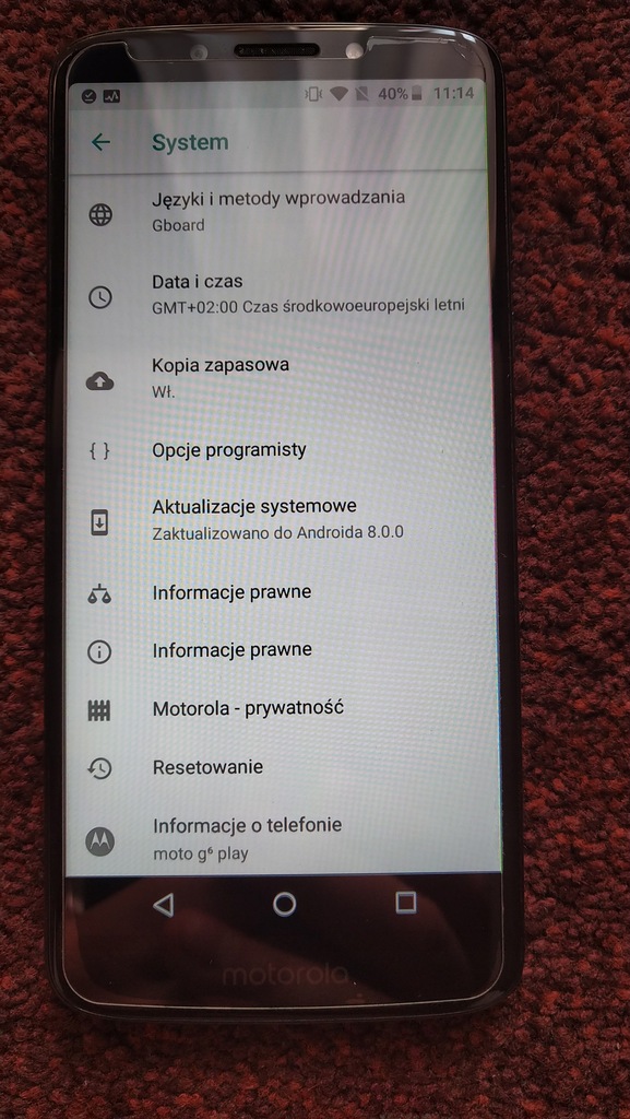 Motorola G6 Play + dodatki