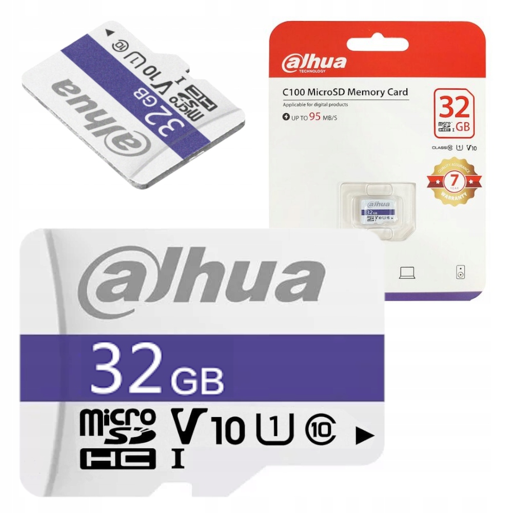 KARTA PAMIĘCI SD 32 GB DAHUA microSD TF-C100/32GB KARTA DO KAMER WIFI DVS