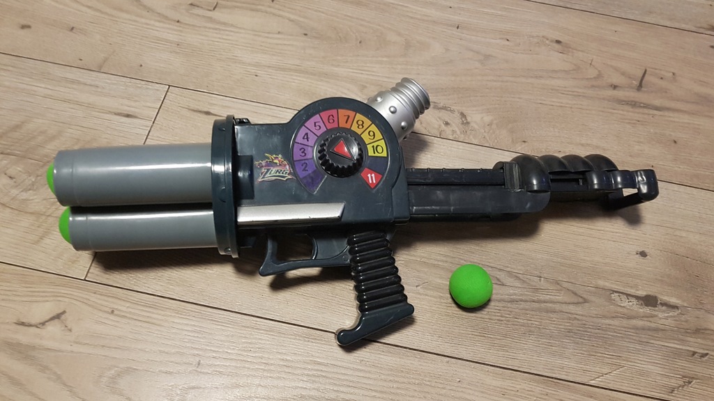 TOY STORY ZURG BLASTER PISTOLET Plasma Gun + kulki 13130567343