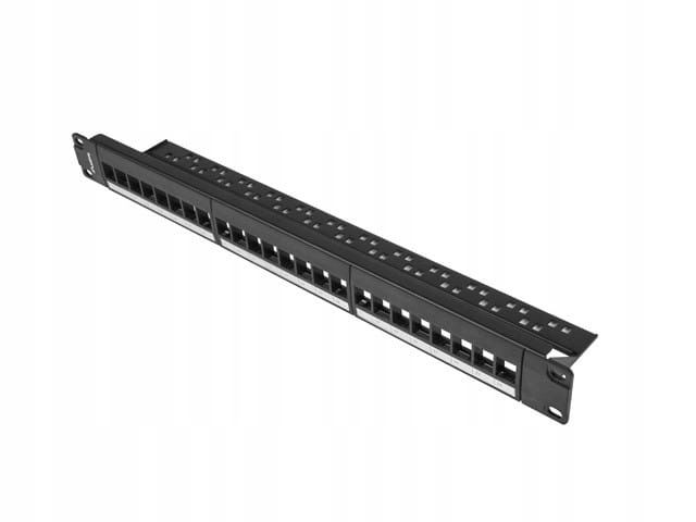 LANBERG Patch panel pusty 24 porty 1U 19 cali czar