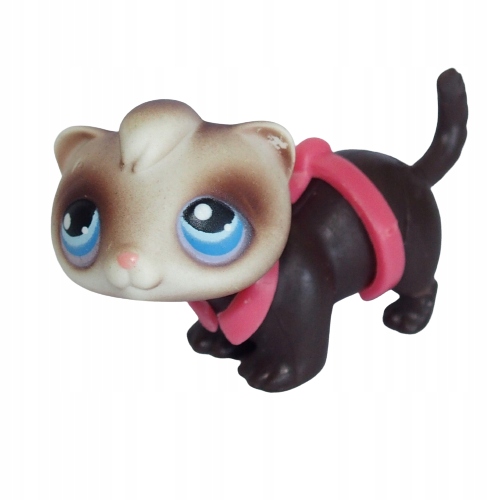 łasica wydra FRETKA #33 +szelki Littlest Pet Shop