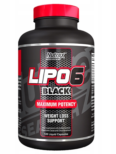 NUTREX BLACK LIPO 120C POBUDZAJACY TERMOGENICZNY