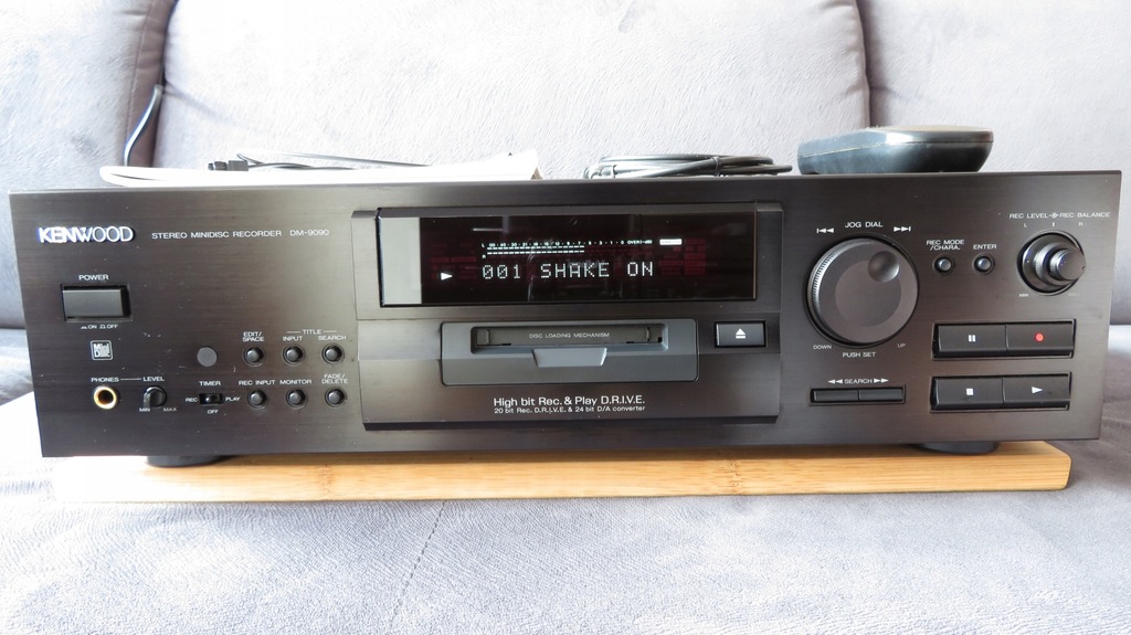 MINIDISC MINIDYSK KENWOOD DM9090 stan idealny! 7564018123