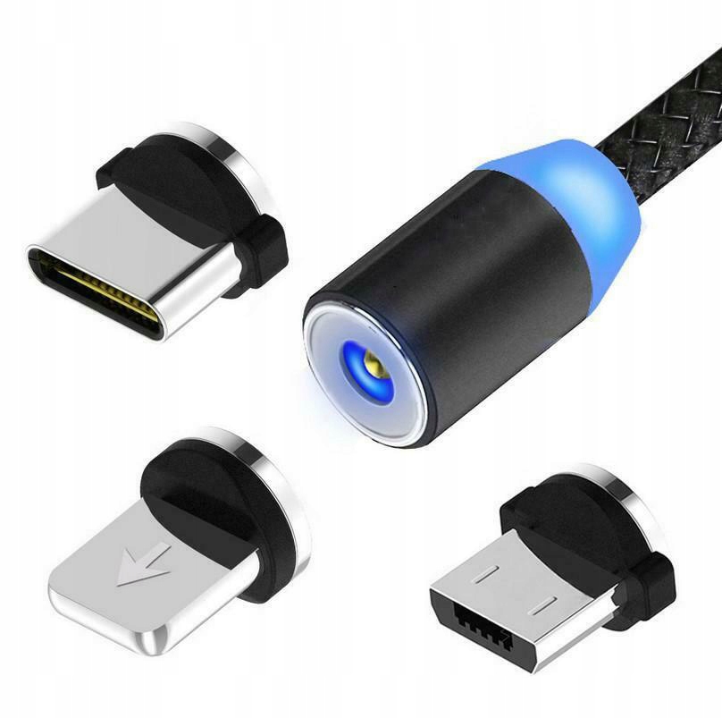 Купить МАГНИТНЫЙ КАБЕЛЬ ЗАРЯДНОЕ УСТРОЙСТВО ДЛЯ IPHONE 3в1 MICRO USB C: отзывы, фото, характеристики в интерне-магазине Aredi.ru