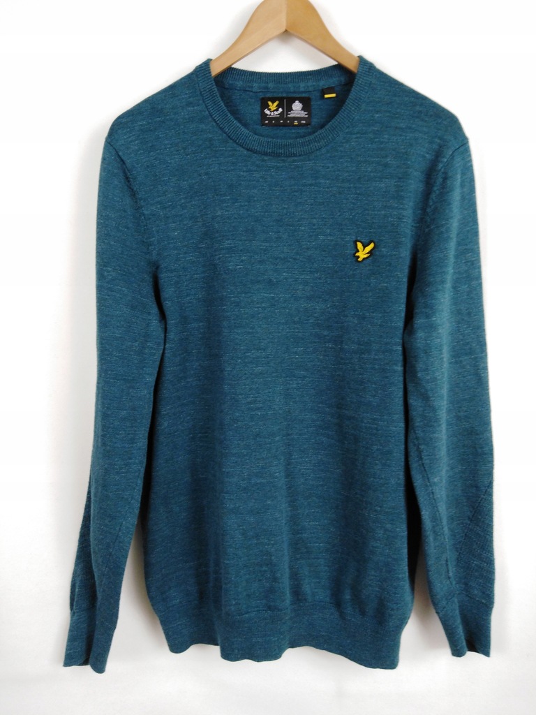 ATS sweter LYLE & SCOTT bawełna melanż XL