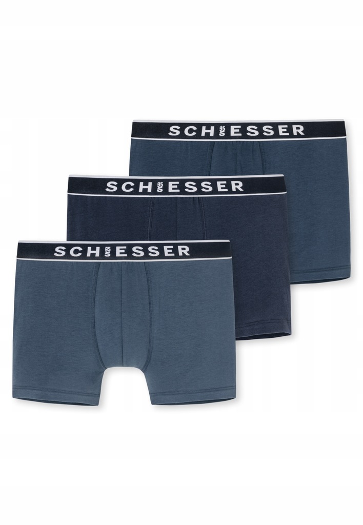 E1951 SCHIESSER BOKSERKI MĘSKIE 3 PACK R. XXL