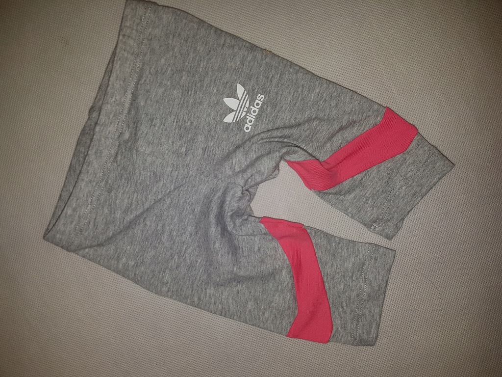 ŚWIETNE LEGINSY ADIDAS IDEAŁ 0-3M