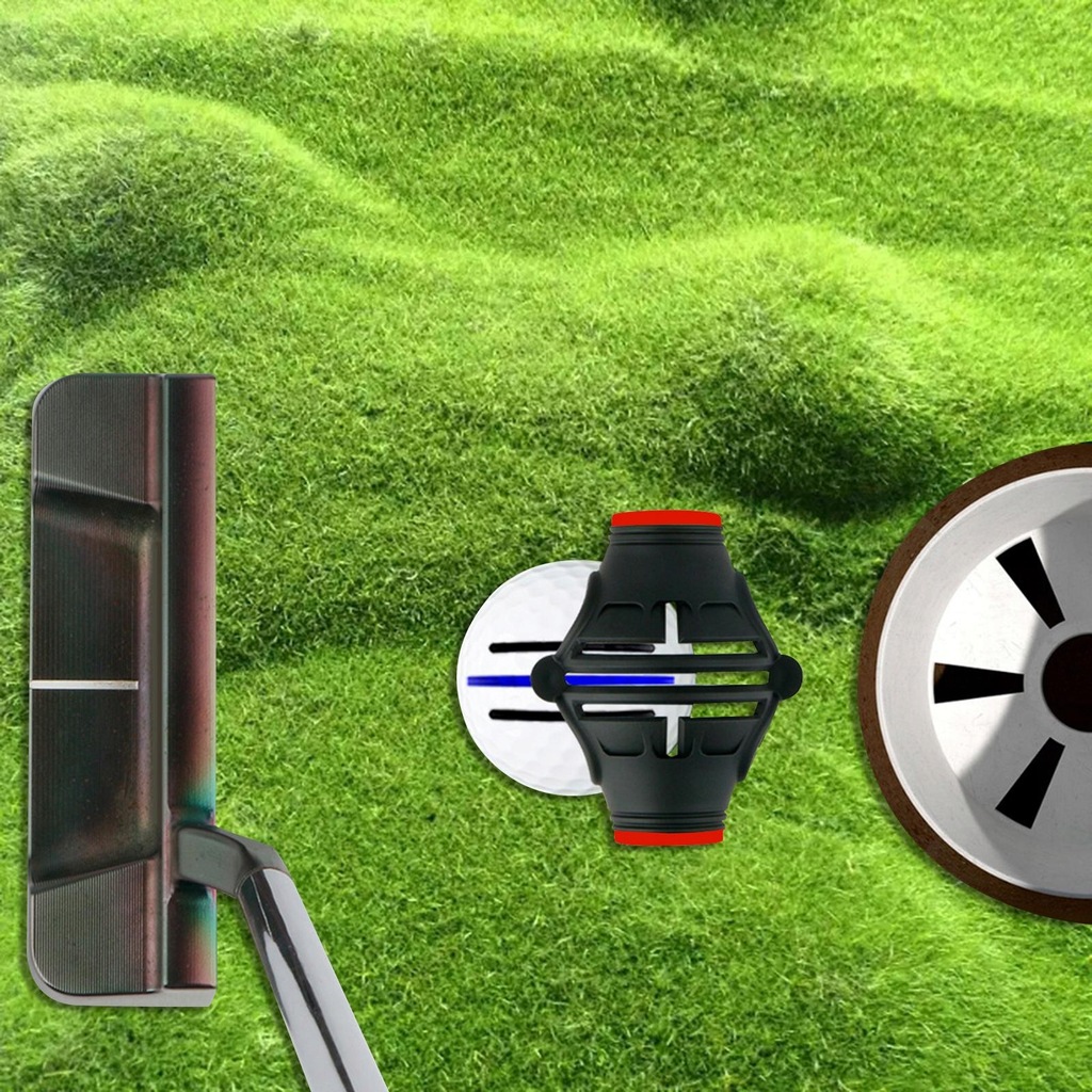 Golf Ball Liner for Golfer 3 Line Golf Accessories Golf Ball Black Blue