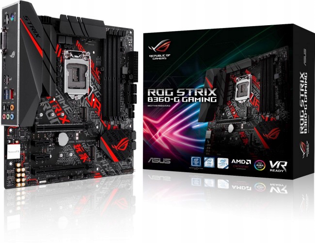 Купить Материнская плата ASUS ROG STRIX B360-G GAMING: отзывы, фото, характеристики в интерне-магазине Aredi.ru