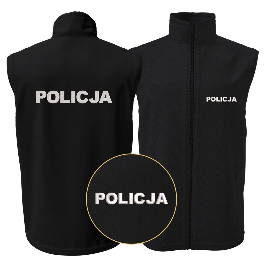 Kamizelka męska POLAR Policja HAFT XL