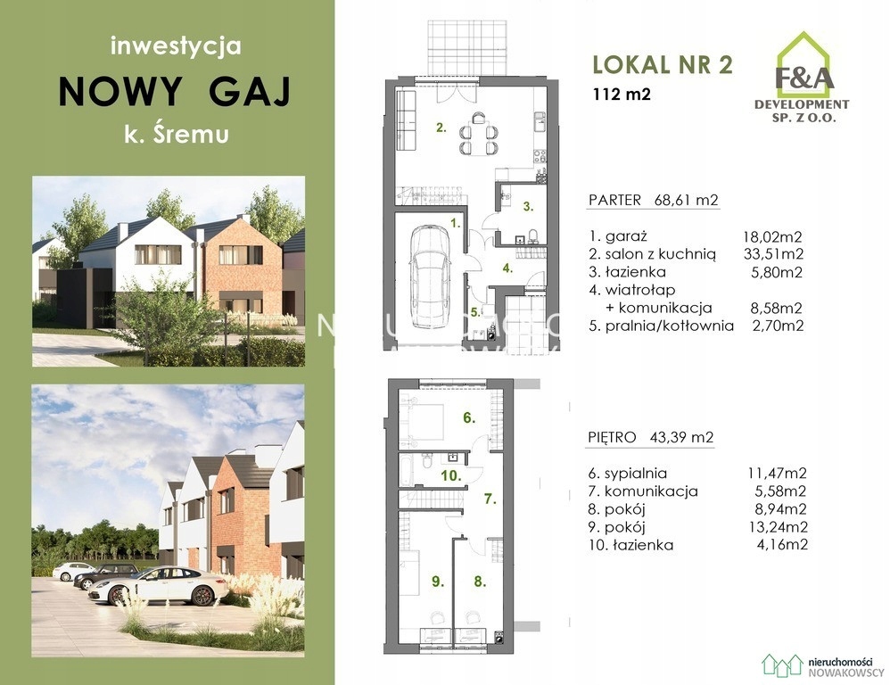 Dom, Nochowo, Śrem (gm.), 112 m²