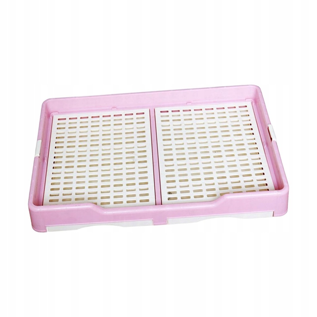 Indoor Pet Training Toilet Tray Puppy Pee L Pink