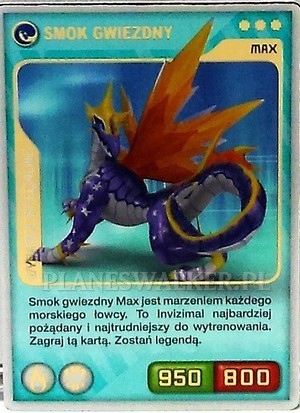 INVIZIMALS Karta SMOK GWIEZDNY Wyd. Specjalne X07