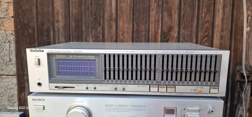 Korektor graficzny Technics SH-8055 spectrum analyzer