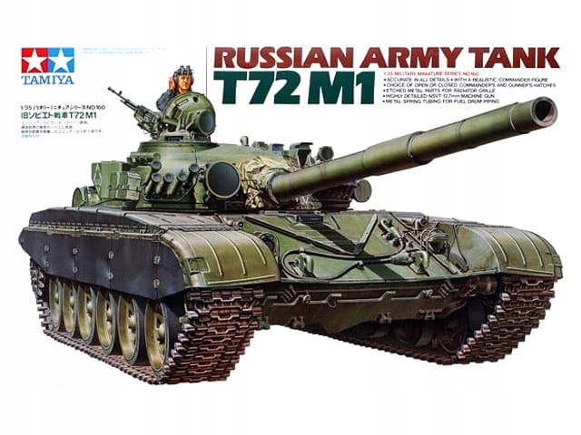 TAMIYA 35160 1:35 Model do sklejania czołgu T-72 M1