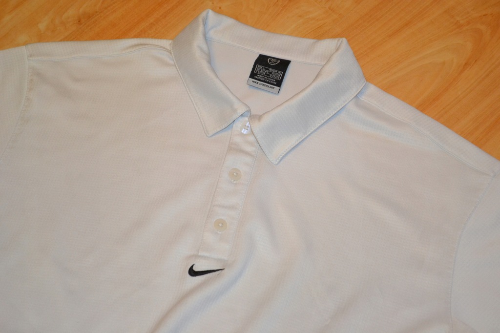 NIKE - BIAŁE POLO - ROZ. L/183 - BDB