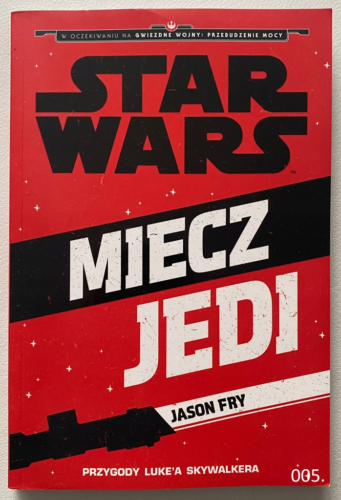STAR WARS Miecz Jedi JASON FRY Całość JAK NOWA !!