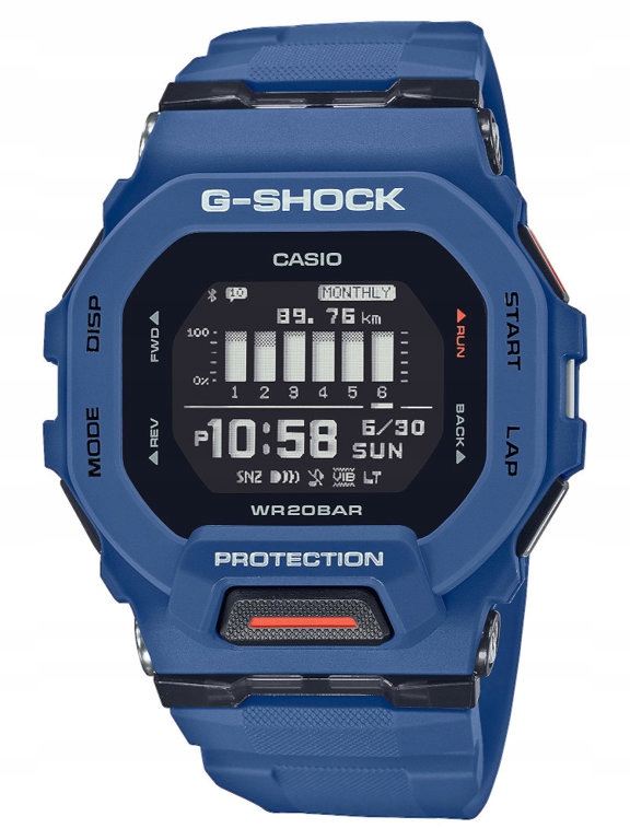 ZEGAREK MĘSKI CASIO G-SHOCK G-SQUAD GBD-200-2ER (z