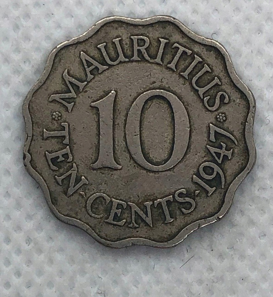 Mauritius - 10 centów 1947