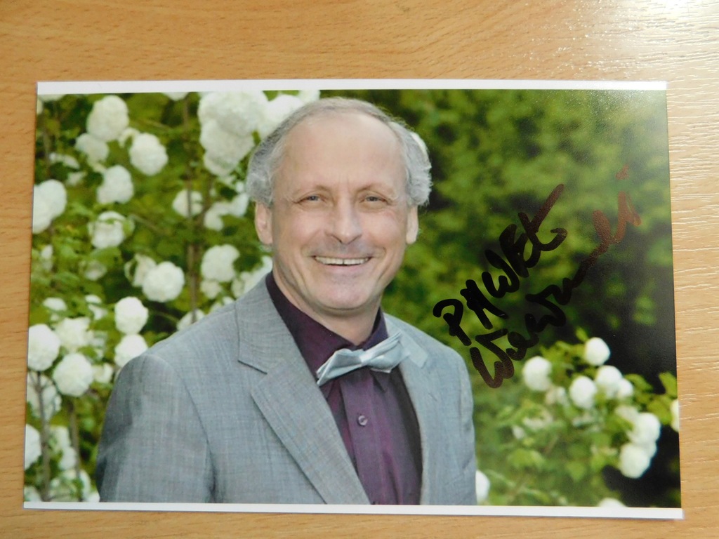 Paweł Wawrzecki - oryginalny autograf