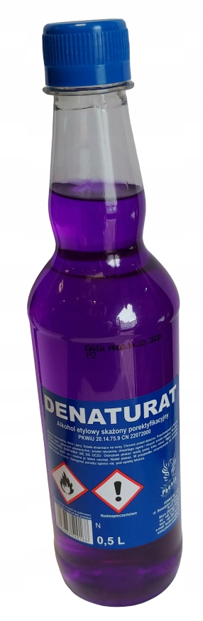 Denaturat fioletowy 0,5l dezynfekcja odtłuszczanie