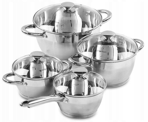 Komplet Garnków NOBLE 8elm. ABITION indukcja