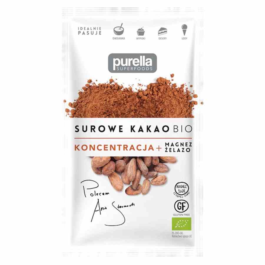 Surowe kakao sproszkowane Purella Superfoods BIO 4