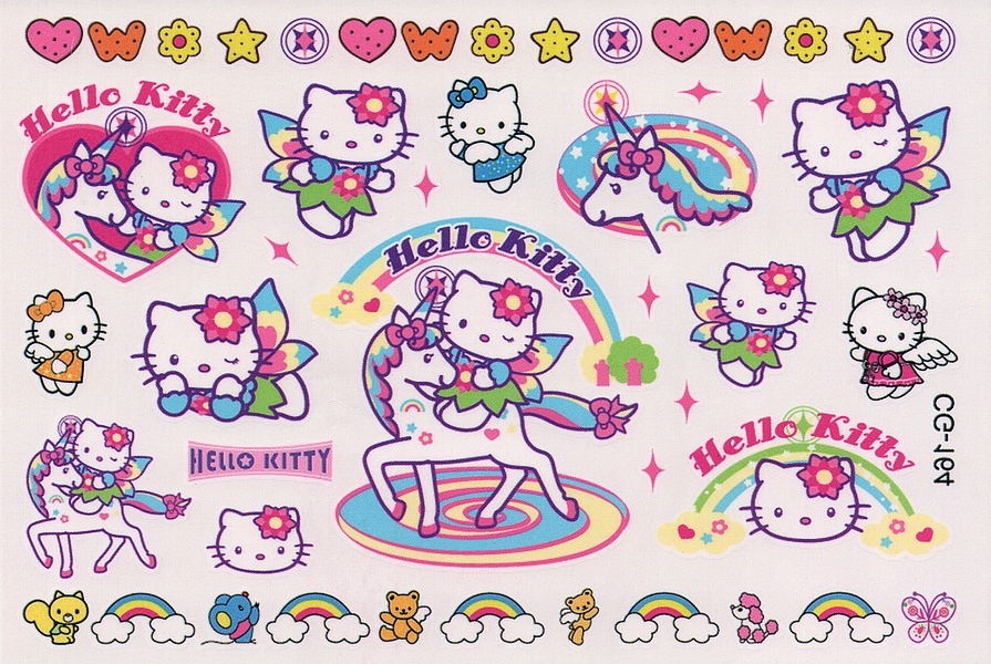 Tatuaże zmywalne dla dzieci Hello Kitty [164]