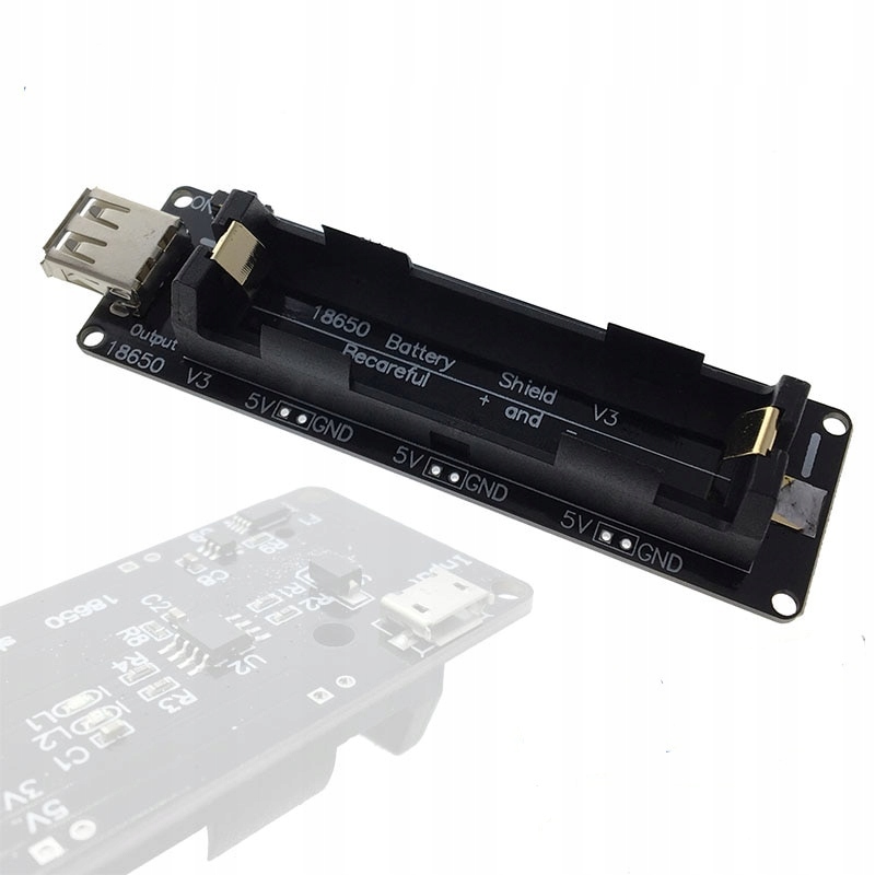 Arduino Battery 18650 Shield /power bank 5V / 3V