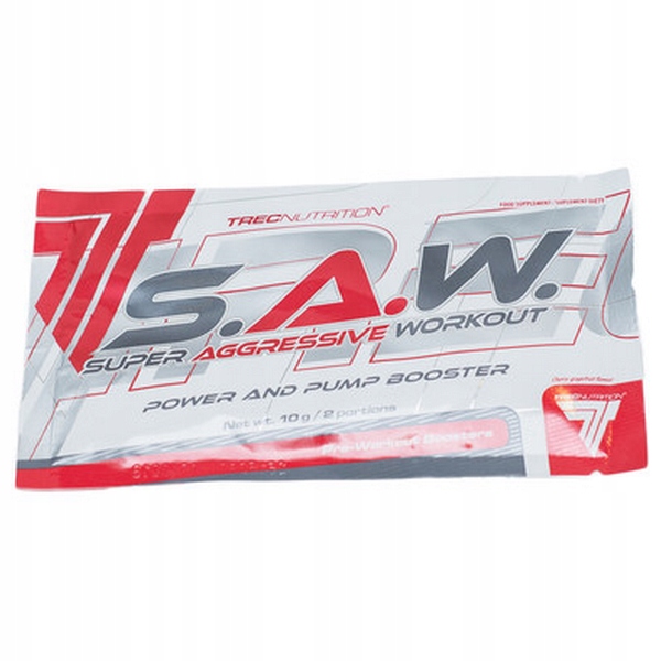 Trec - S.A.W. PREWORKOUT 10g PORCJA losowy smak