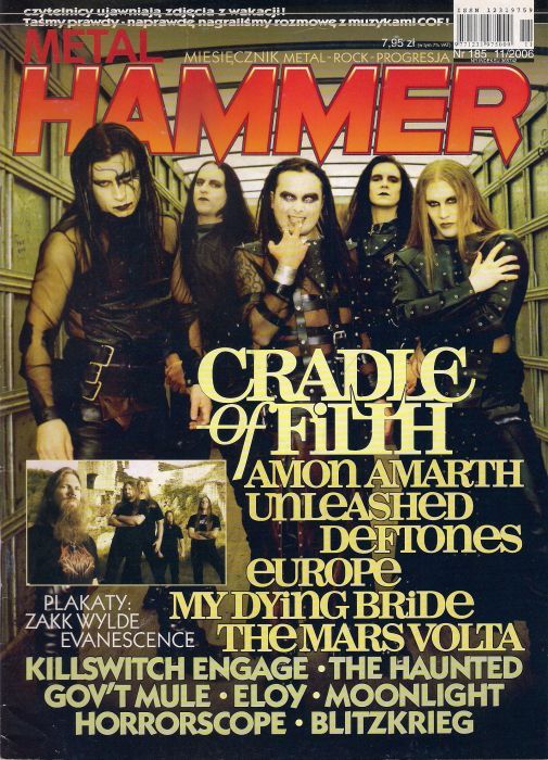 METAL HAMMER 185 LISTOPAD 2006