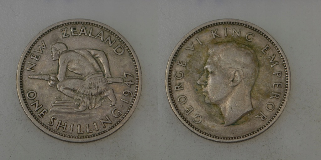 Nowa Zelandia - 1 Shilling - 1947 rok