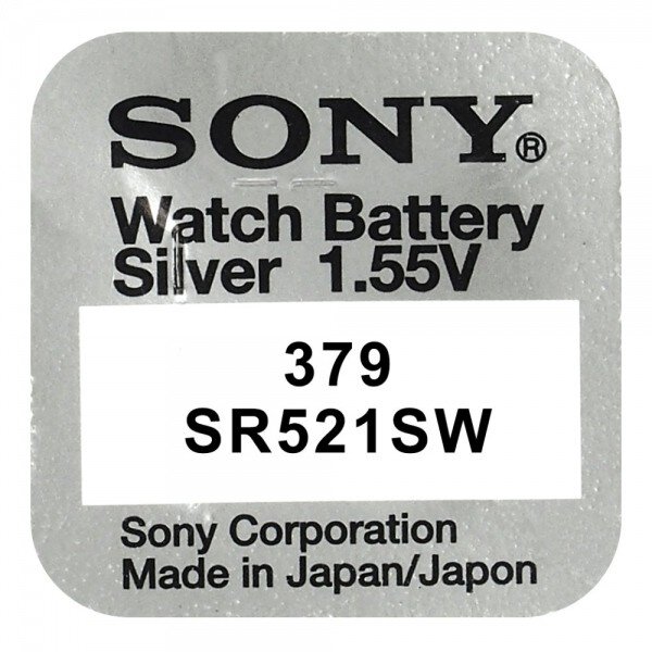 Sony 379 SR63 baterie do zegarków mini srebrowe FV