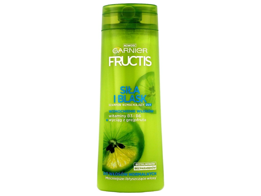 Fructis Siła i Blask 2w1 Szampon do włosów 400ml