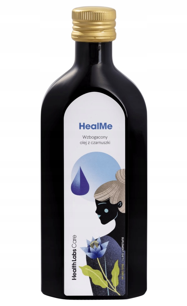 HEALTH LABS Wzbogacony olej z czarnuszki HealMe