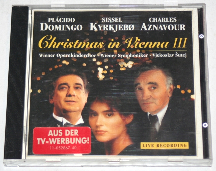 Placido Domingo, Sissel Kyrkjebo, Charles Aznavour