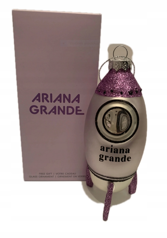 Ariana Grande bombka świąteczna rakieta naprezent