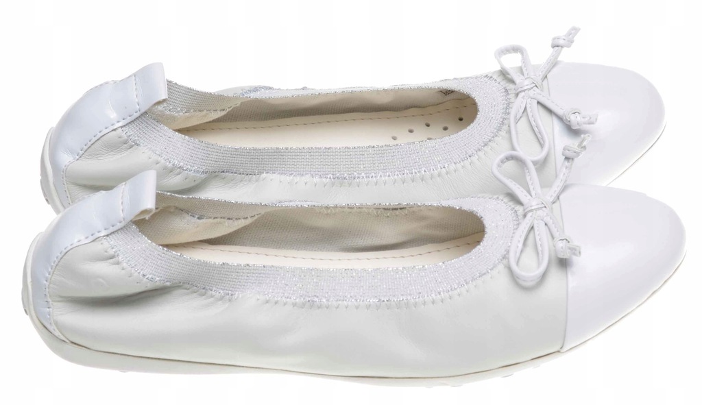 BALERINY GEOX JUNIOR PIUMA BALLERINE WHITE 34