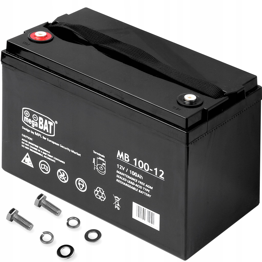 AKUMULATOR AGM 12V 100Ah DO KEMPING MOTORÓWKA ŁÓDŹ - 12702119137 ...