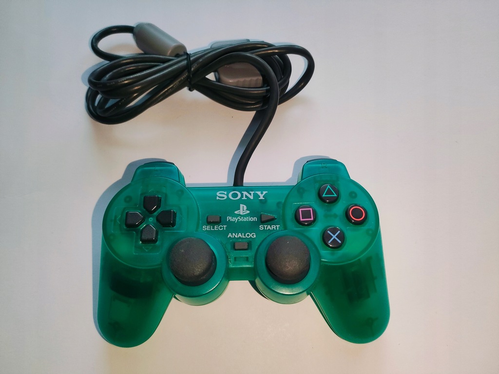 DUAL SHOCK SONY EMERALD GREEN PSX PS1