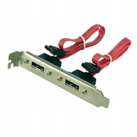 Logilink CS0006 Adapter with slot bracket 2-Port,