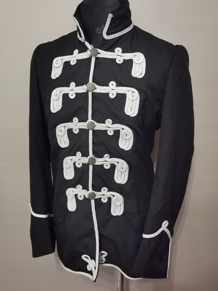 Dolman Kurtka Mundurowa Huzar Czarna