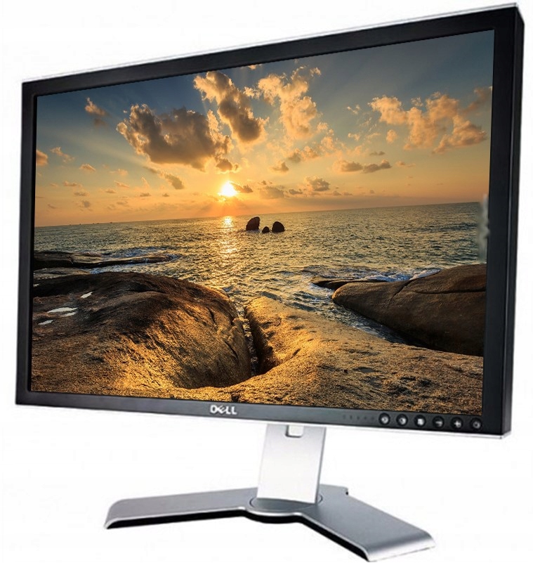 Monitor Dell 2407WFP 1920x1200 IPS Czarny Klasa A 12993506983