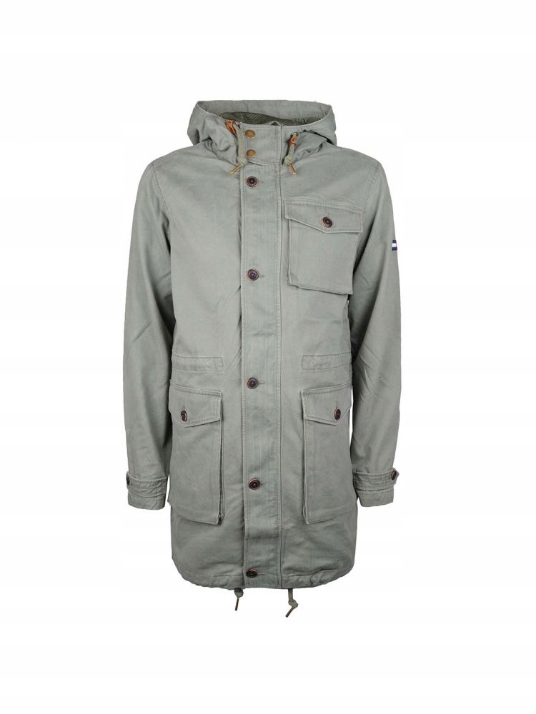 TOMMY HILFIGER DENIM KURTKA PARKA MILITARNA M -30%