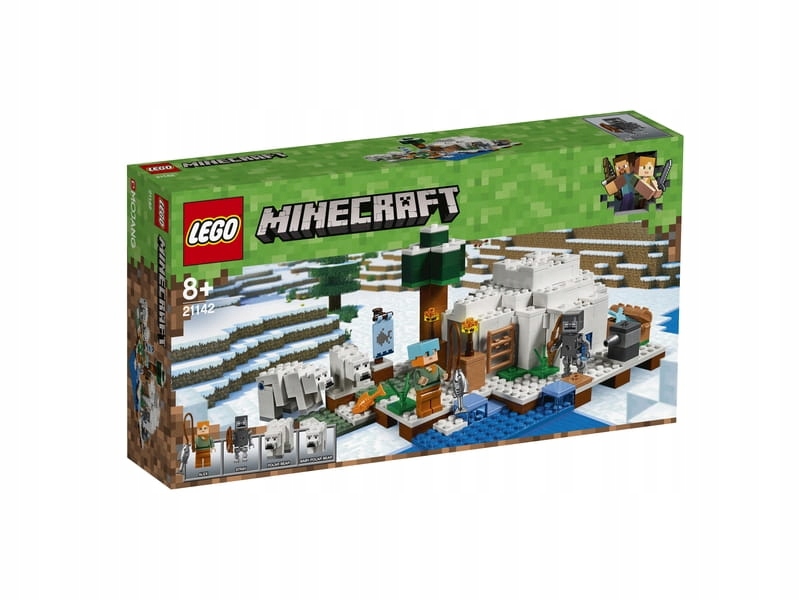 LEGO Minecraft 21142 Igloo niedźwiedzia polarnego