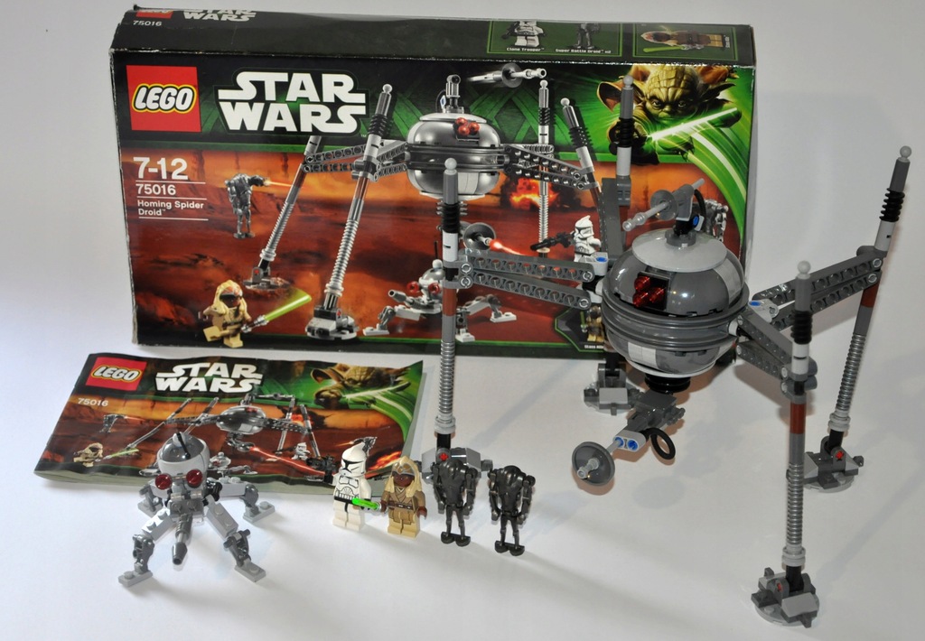 Lego Star Wars 75016 Homing Spider Droid 9462121884 oficjalne