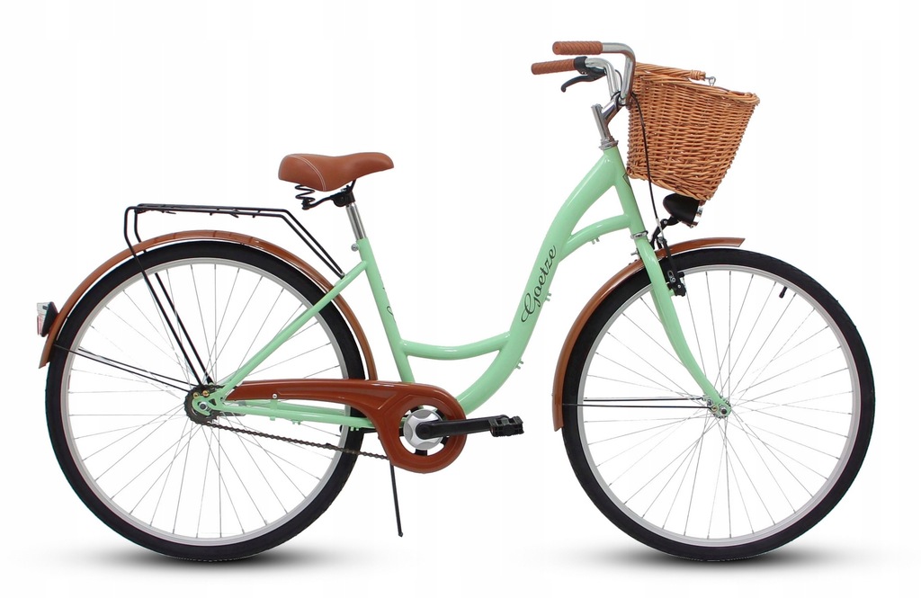 Купить Женский городской велосипед GOETZE 28 ECO + женская корзина!!!: отзывы, фото, характеристики в интерне-магазине Aredi.ru
