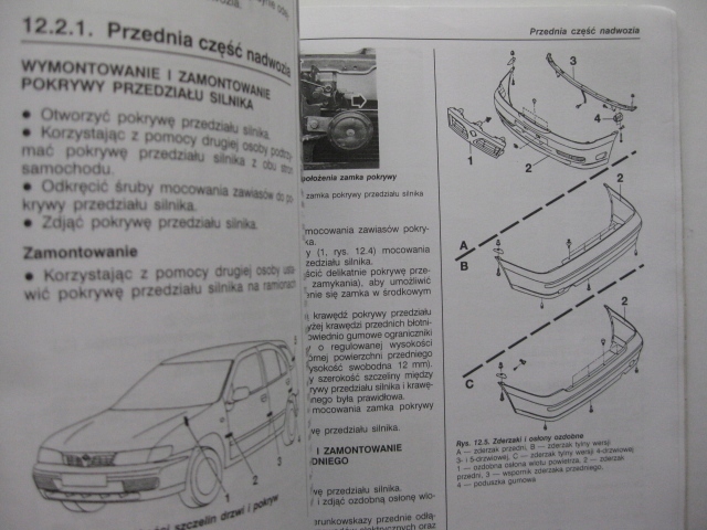 Nissan Almera N15 Polska instrukcja napraw Almera