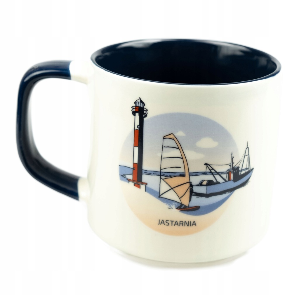 Kubek prezent znad morza pamiątka Bałtyk Jastarnia
